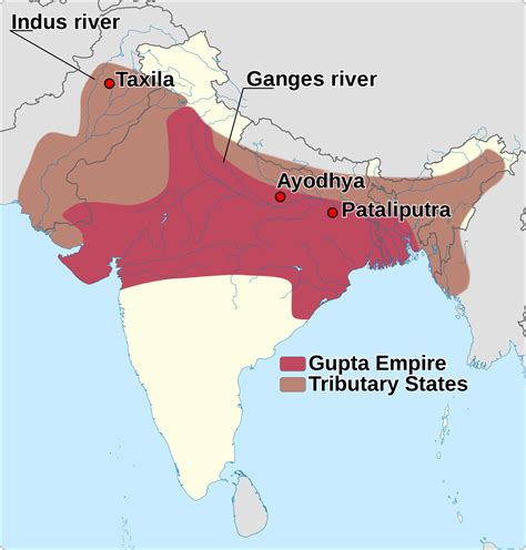 Gupta Empire | Historical Maps | Pinterest | Empire