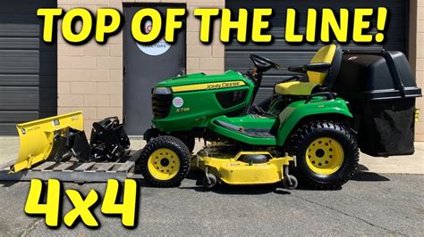 Top Of The Line! John Deere x738 Tractor Overview, 4x4, AutoConnect ...