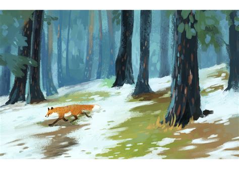 Snow Fox by shapetales on DeviantArt