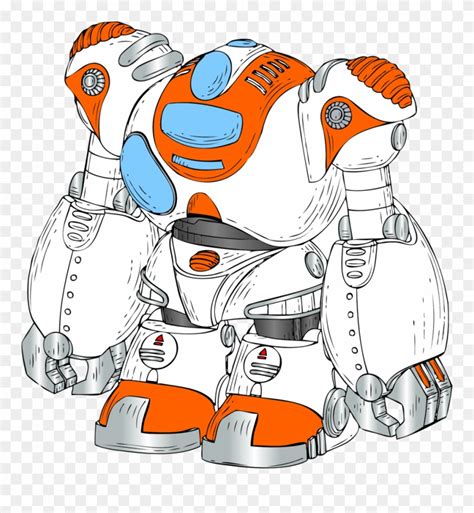 Robot Color Clipart (#2355405) - PinClipart