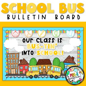 School Bus Bulletin Board | Transportation Bulletin Board | Back to ...