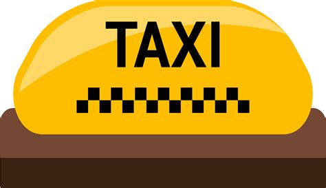 Taxi car sign. 15732874 PNG