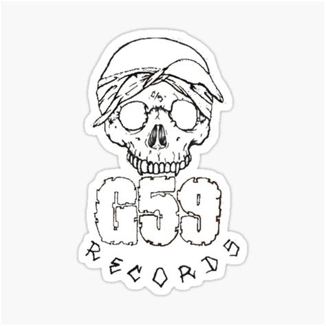 "G59 Skull Logo Art - Suicideboys Merch Classic" Sticker by ...