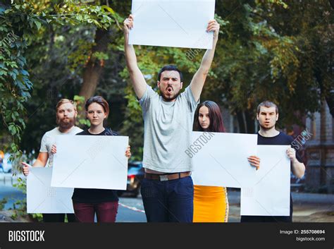 Group Protesting Young Image & Photo (Free Trial) | Bigstock