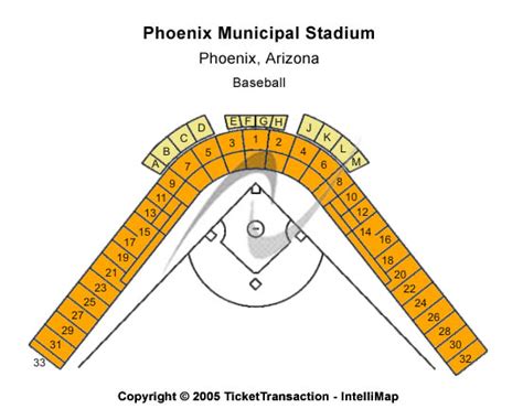 Phoenix Municipal Stadium Seating Chart | CloseSeats.com