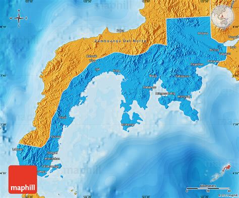 Political Map of Zamboanga Del Sur