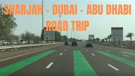 Sharjah-Dubai-Abu Dhabi Road Trip || UAE || Alhadz Vlog - YouTube