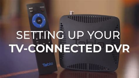 Tablo – How To Set Up Your TV-Connected OTA DVR - YouTube