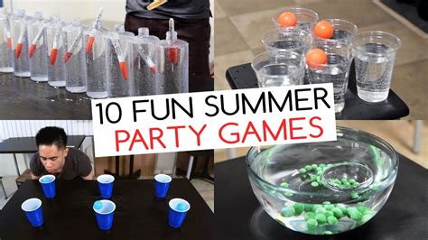 10 Awesome Summer Party Games | Fun Ideas For Everyone! - YouTube