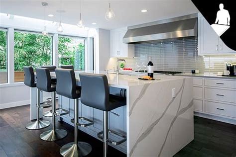 The Pros and Cons of Waterfall Edge Countertops - Granite Guy Inc.