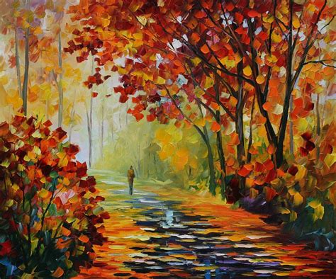 After The Rain Painting by Leonid Afremov