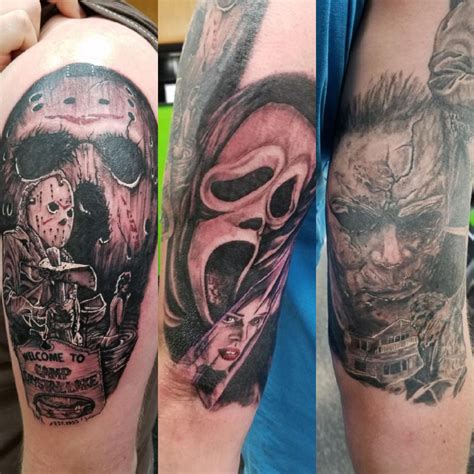 ArtStation - Horror Tattoo Sleeve Progression