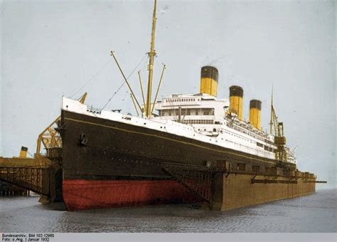 RMS Majestic in Dry Dock at Southampton : titanic