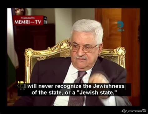 Israel Matzav: Abu Mazen says it again, is anyone listening?