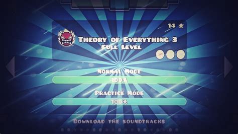 THEORY OF EVERYTHING 3 FULL LEVEL!! (MONTAGE) - GEOMETRY DASH 2.2 - YouTube