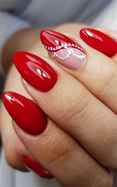 Red Acrylic Nail Designs in Polished And Matte Shades - Page 12 of 27 ...