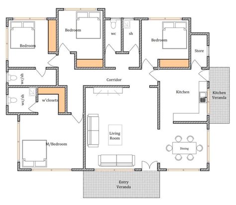 Floor Plan 4 Bedroom House Plans In Nigeria Pdf | Viewfloor.co