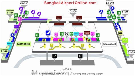 Terminal Map - Level 3 - Meeting | Suvarnabhumi Airport | New Bangkok ...