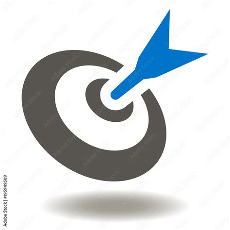 Goal Icon Vector. Purpose Illustration. Victory, Successful Logo ...