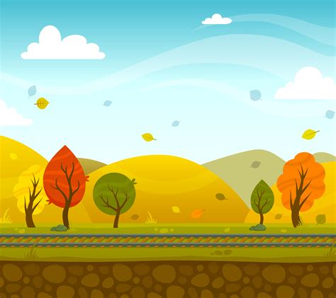 Game 2d Park Landscape 435112 Vector Art at Vecteezy