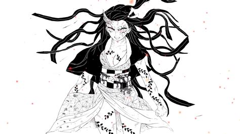 Nezuko Coloring Page Demon Form | Porn Sex Picture