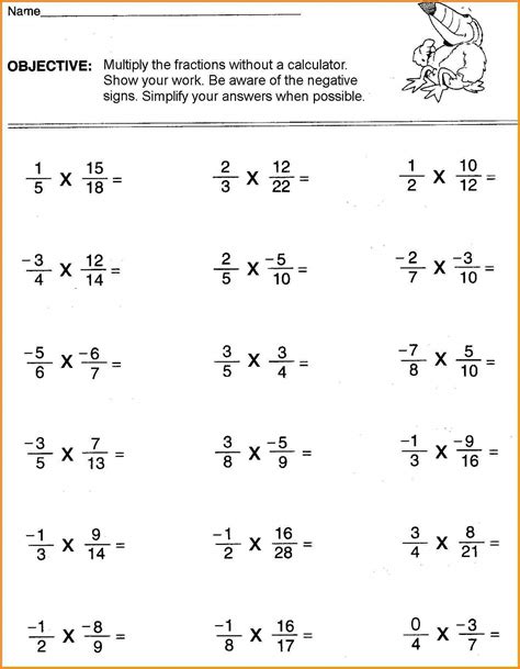 Grade 6 Math Worksheets