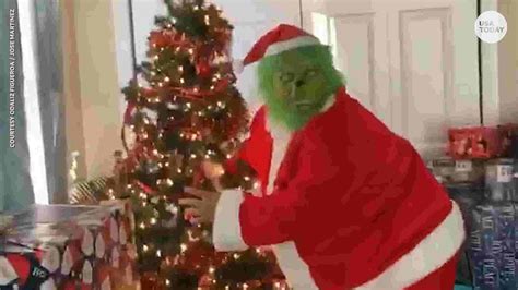 Surprise visit: Grinch steals Christmas from kids