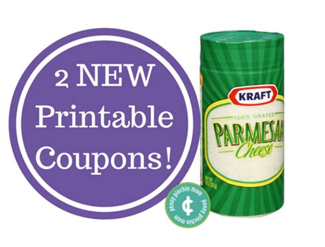 *NEW* Kraft Parmesan Cheese Printable Coupons!