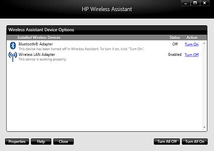 HP Wireless Assistant 4.0.10.0 - Download, Review, Screenshots