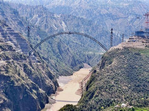 Chenab River Railway Bridge - HighestBridges.com