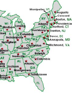 Map Of Usa Eastern Seaboard – Topographic Map of Usa with States