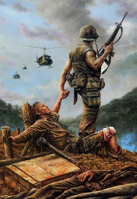 Vietnam War Artwork - WoodsLima