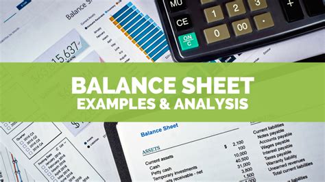 Balance Sheet Analysis with Examples | Reading a Balance Sheet