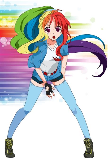 Anime human Rainbow Dash | My little pony pictures, My little pony ...