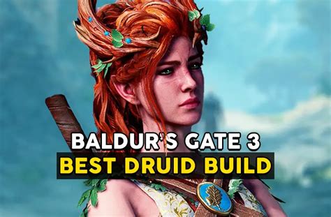 BG3 Best Druid Build - Latest Update New OP Druid Class Build