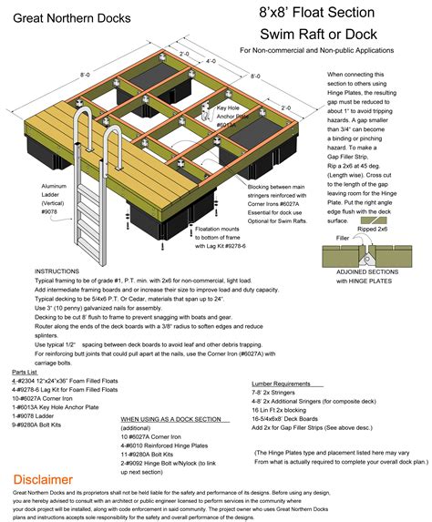 Dock Plans - Boat Docks | Floating dock plans, Floating dock, Floating ...