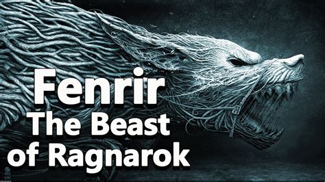 Fenrir the Beast of Ragnarok - Norse mythology - Mythological Bestiary ...