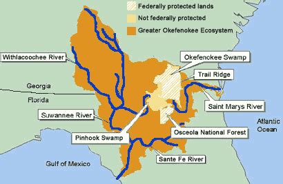 Okefenokee Swamp Map