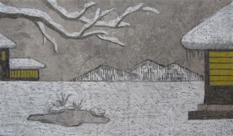 Winter landscape drawing by Radan22 on DeviantArt