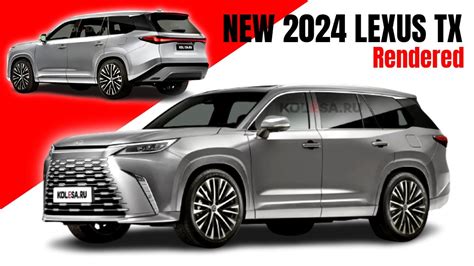 NEW 2024 LEXUS TX Rendered - YouTube