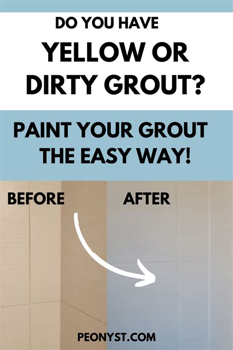 How To Paint Bathroom Tile Grout (The Easy Way) — Peony Street