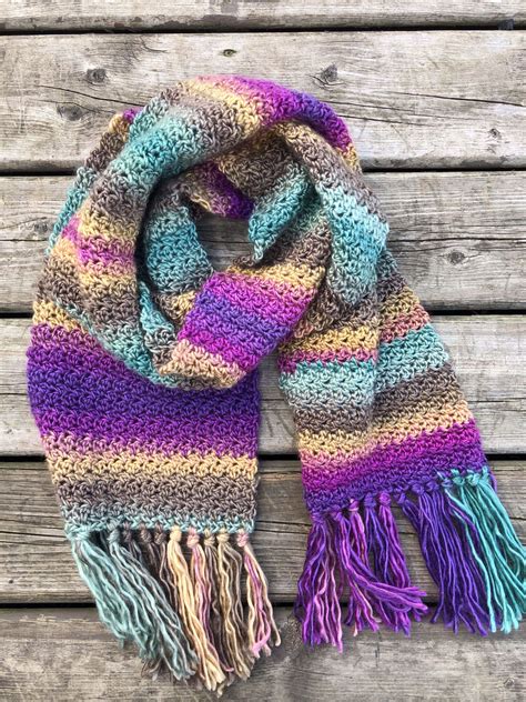 Rachel Scarf - Free Crochet Pattern | Rich Textures Crochet | Crochet ...