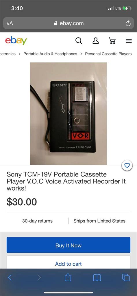 I’m looking to buy my first Walkman and I found this one on eBay, I’m ...