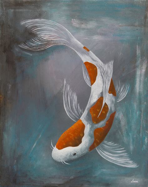 Koi Carp. Fine Art Print. Wall Art. Home Decor. Fish Swimming. | Etsy