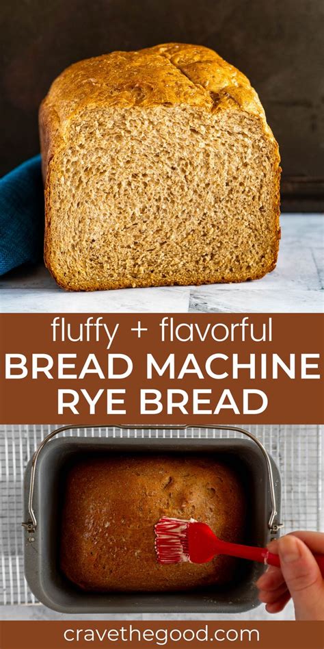 Easy + Delicious Bread Machine Rye Bread - Crave The Good | Bread ...