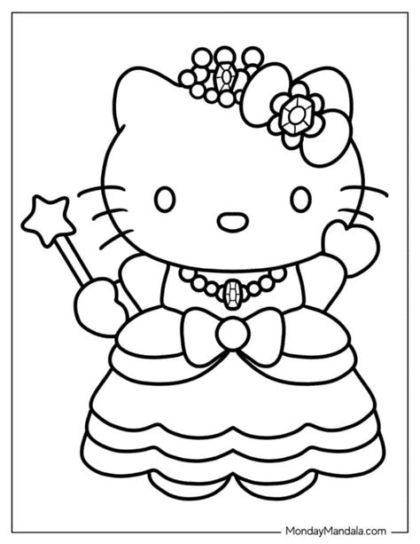 Free Hollo Kitty Coloring Pages