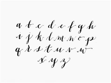 Alphabet Cursive Aesthetic Calligraphy Fonts Largest Wallpaper Portal ...