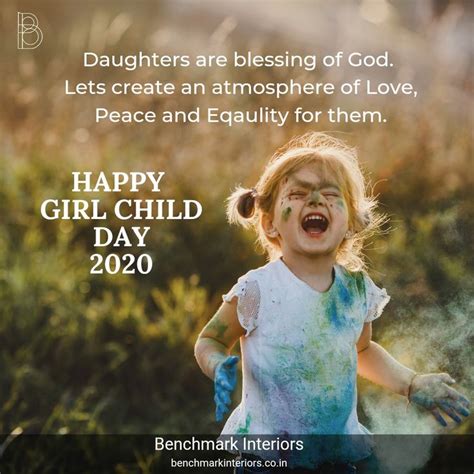 Happy international girl child day! | Child day, Happy girls, Children