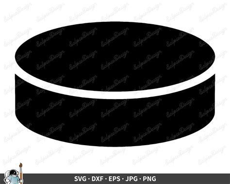 Hockey Puck Clipart Black And White