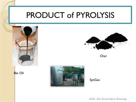 Presentation pyrolysis